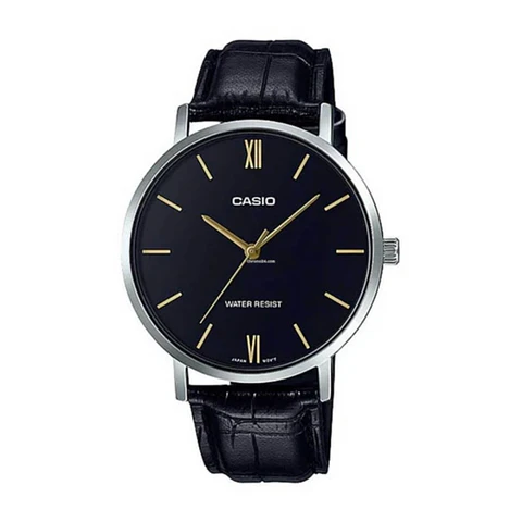 Reloj Analogo Casio MTPVT01L-1BUDF Para Hombre en Acero Color Negro