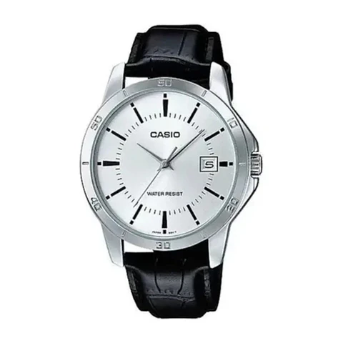 Reloj Analogo Casio MTP_V004L_7A Para Hombre en Acero Color Plateado