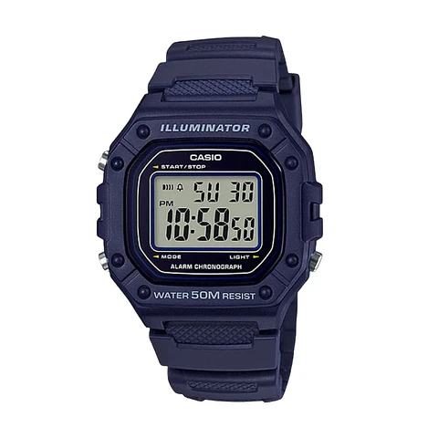 Reloj Digital Casio W_218H_2AV para Hombre en Resina Color Azul