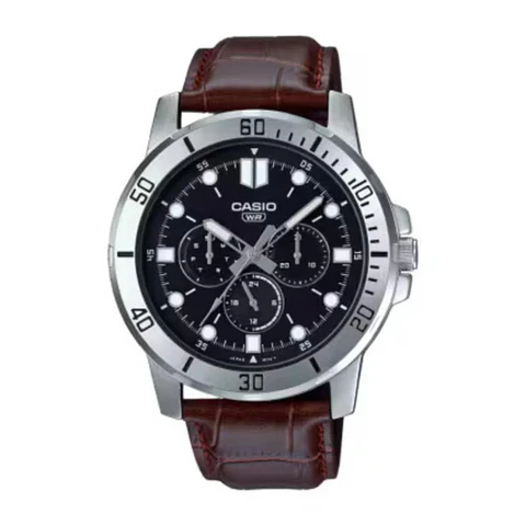 Reloj Analogo Casio MTP-VD300L-1EUDF Para Hombre en Acero Color Plateado