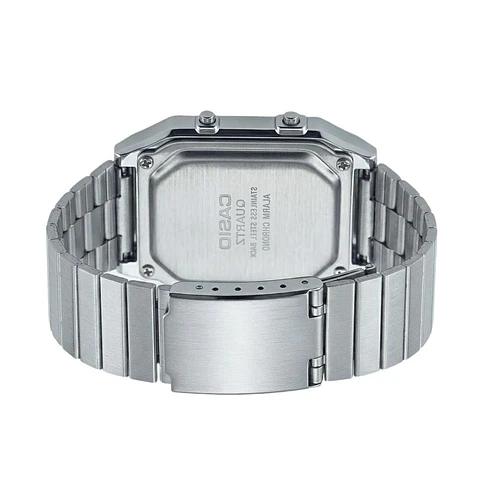 Reloj Digital - Analogo Casio AQ-800E-3ADF Para Hombre en Acero Color Plateado