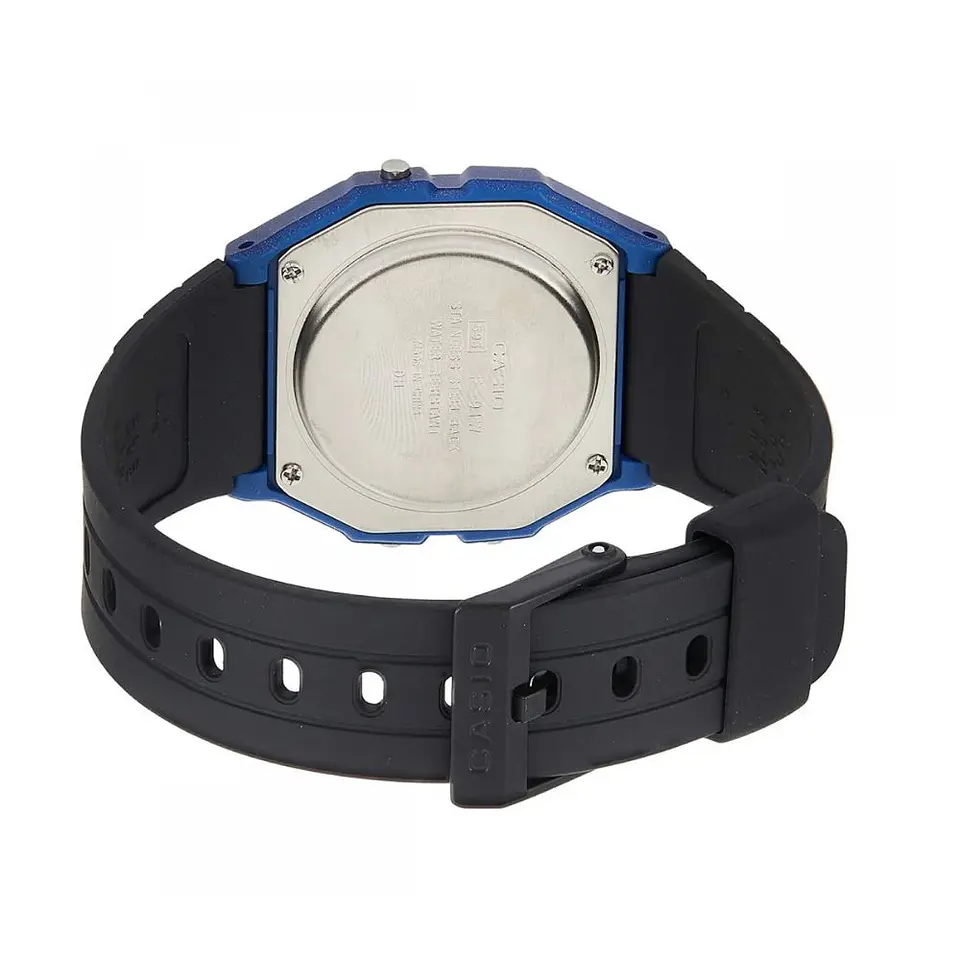 Reloj Digital Casio F_91WM_2A Para Hombre en Acero Color Azul 2