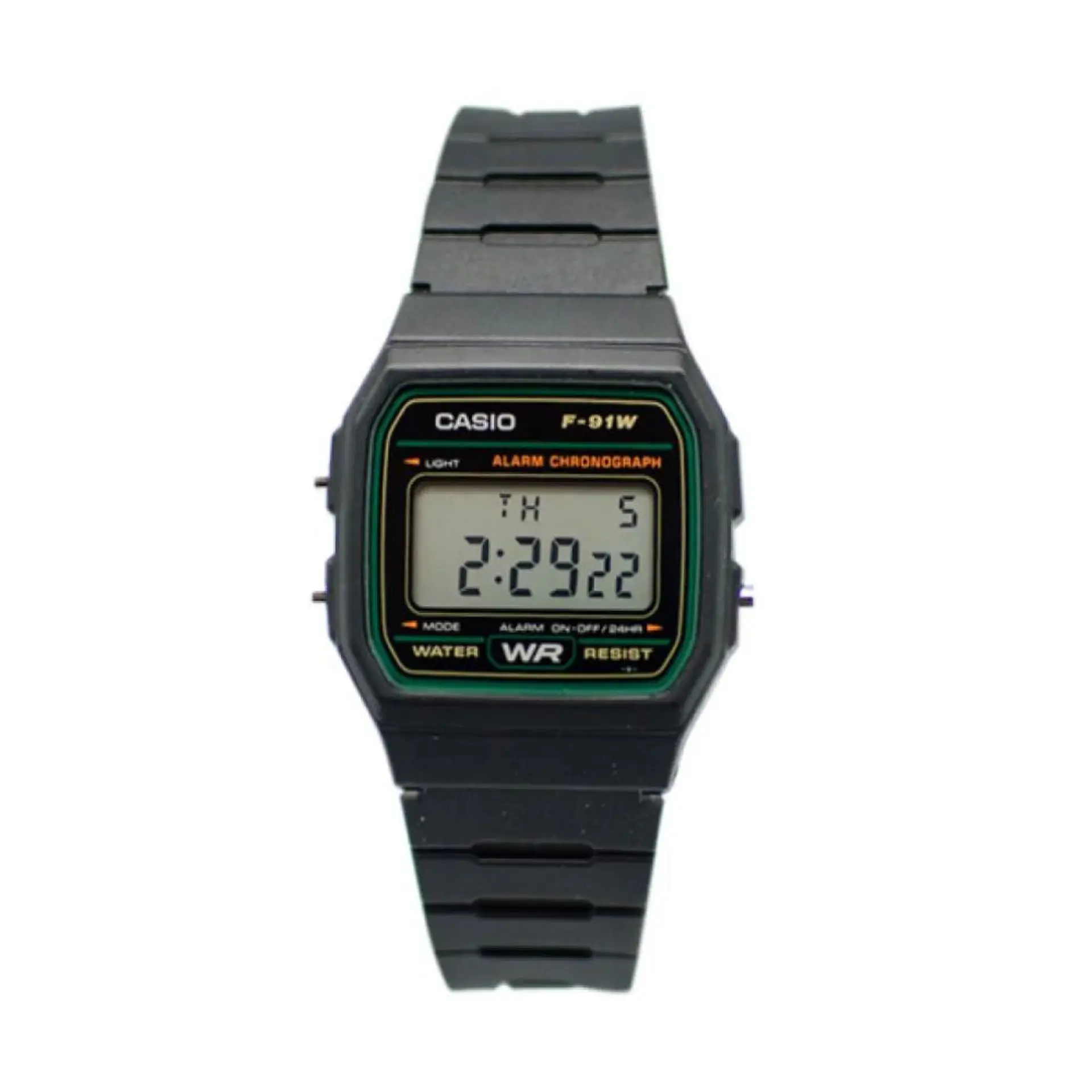 Reloj Digital Casio F91W_3DG Para Hombre en Acero Color Negro 1