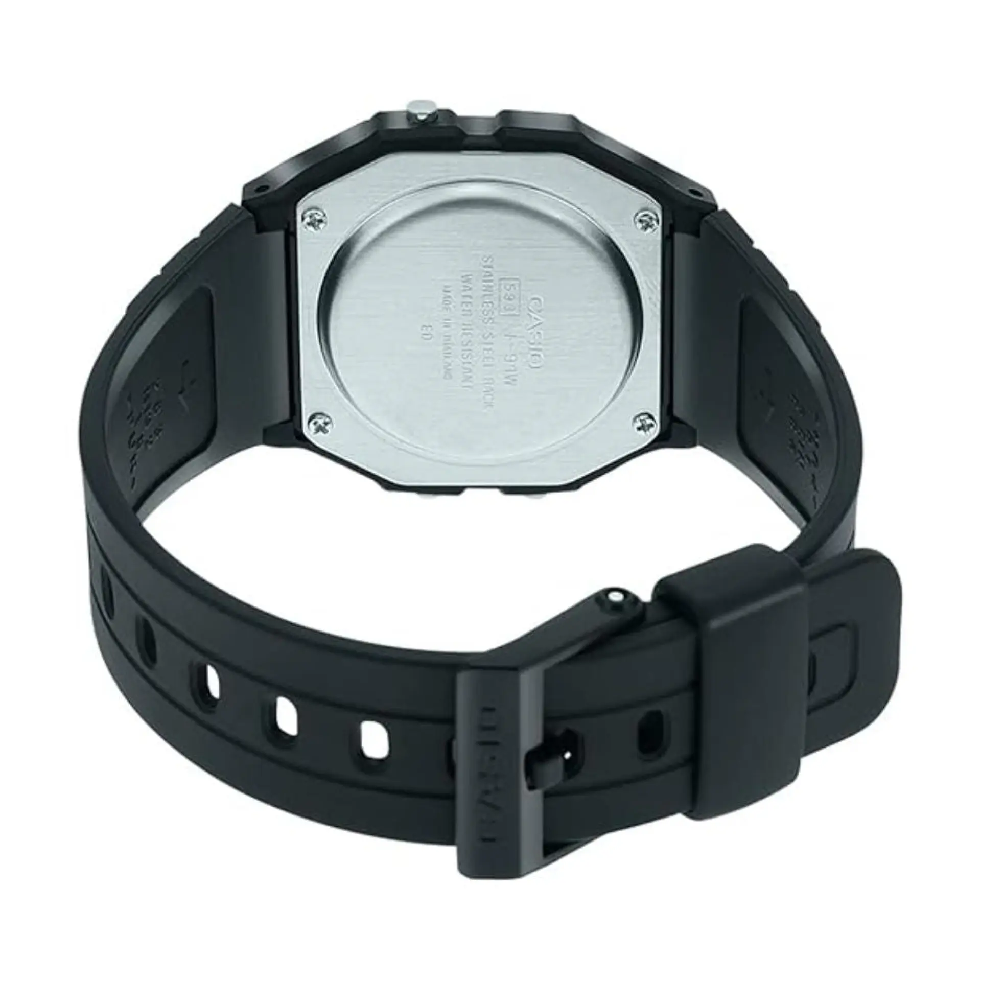Reloj Digital Casio F91W_3DG Para Hombre en Acero Color Negro 2