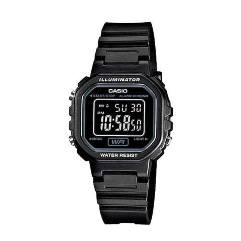 Reloj Digital Casio LA-20WH-1BDF Unisex en Acero Color Negro