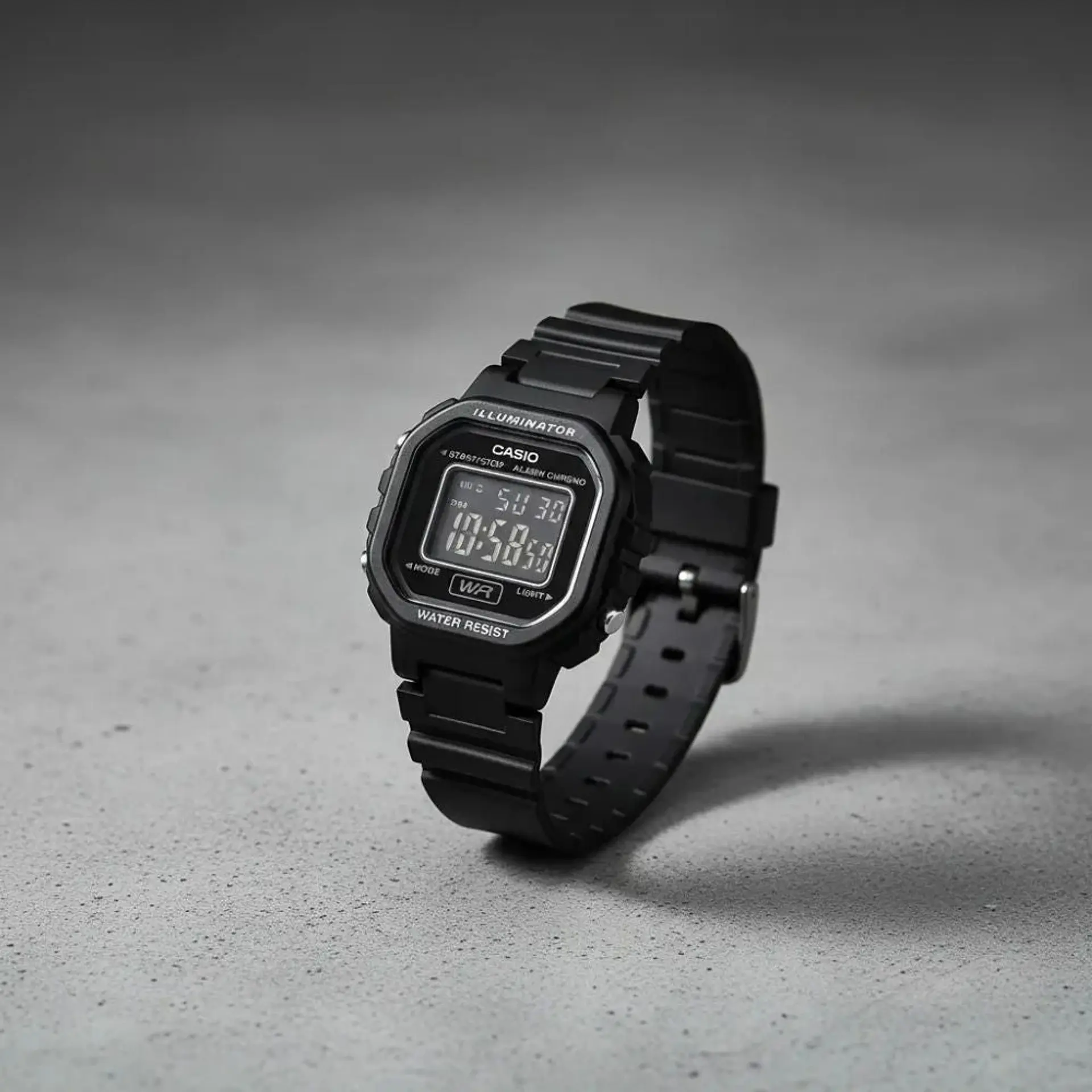 Reloj Digital Casio LA-20WH-1BDF Unisex en Acero Color Negro 5