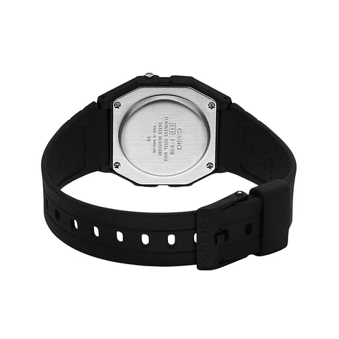 Reloj Digital Casio F_91W_1DG Para Mujer en Resina color Negro