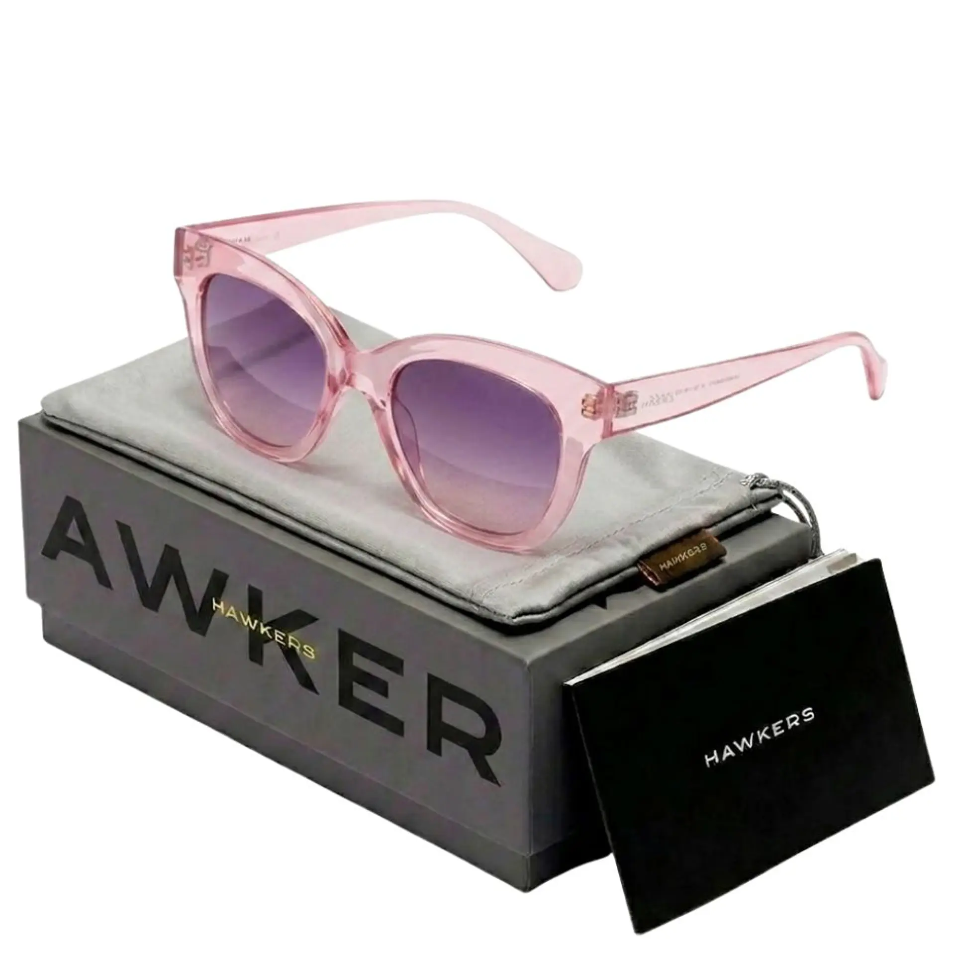 Gafas de Sol Hawkers AUDREY RAW HAUR24KPTC Rosado Transparente Unisex Talla 52 mm 1