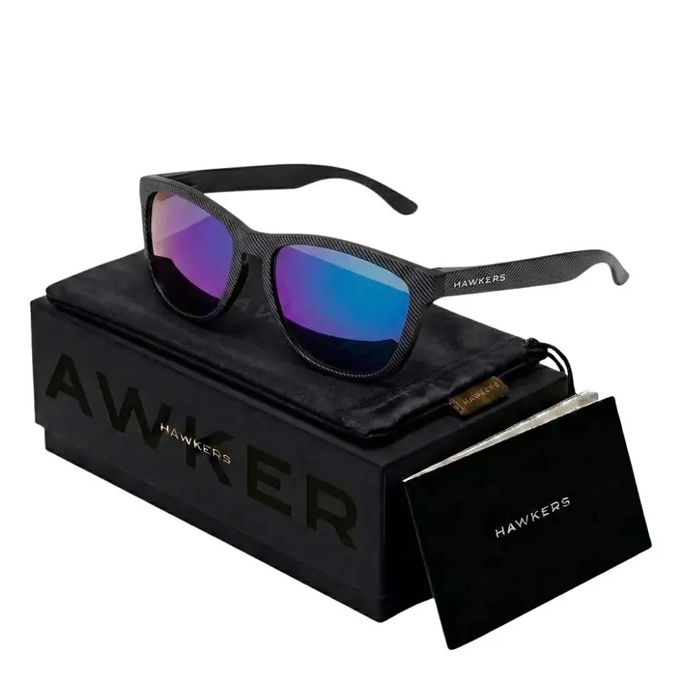 Gafas de Sol Polarizado Hawkers ONE CARBONO 142001 Negro Estampado Unisex Talla 54 mm 1