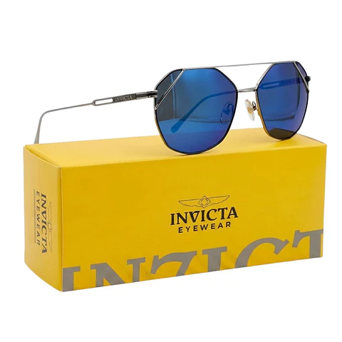 Gafas de Sol Invicta Objet D Art I 27580 Celeste Espejado Unisex Talla 58mm