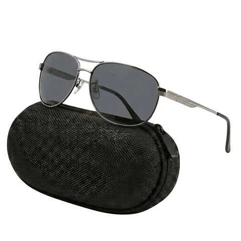 Gafas de Sol Fossil Navegador 66353564 Color Plateado Talla 62mm
