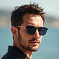 Gafas de Sol FOSSIL Original OUTLOOK X82510 Unisex Negro - Miniatura 5