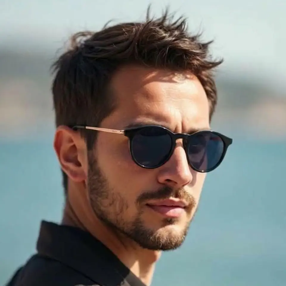 Gafas de Sol FOSSIL Original OUTLOOK X82510 Unisex Negro 5