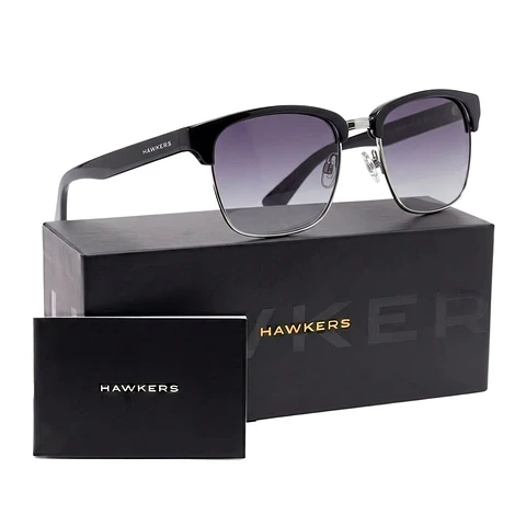 Gafas de Sol Polarizado Hawkers CLASSIC VALMONT HCVA22BGTP Negro Degrade Unisex Talla 53 mm