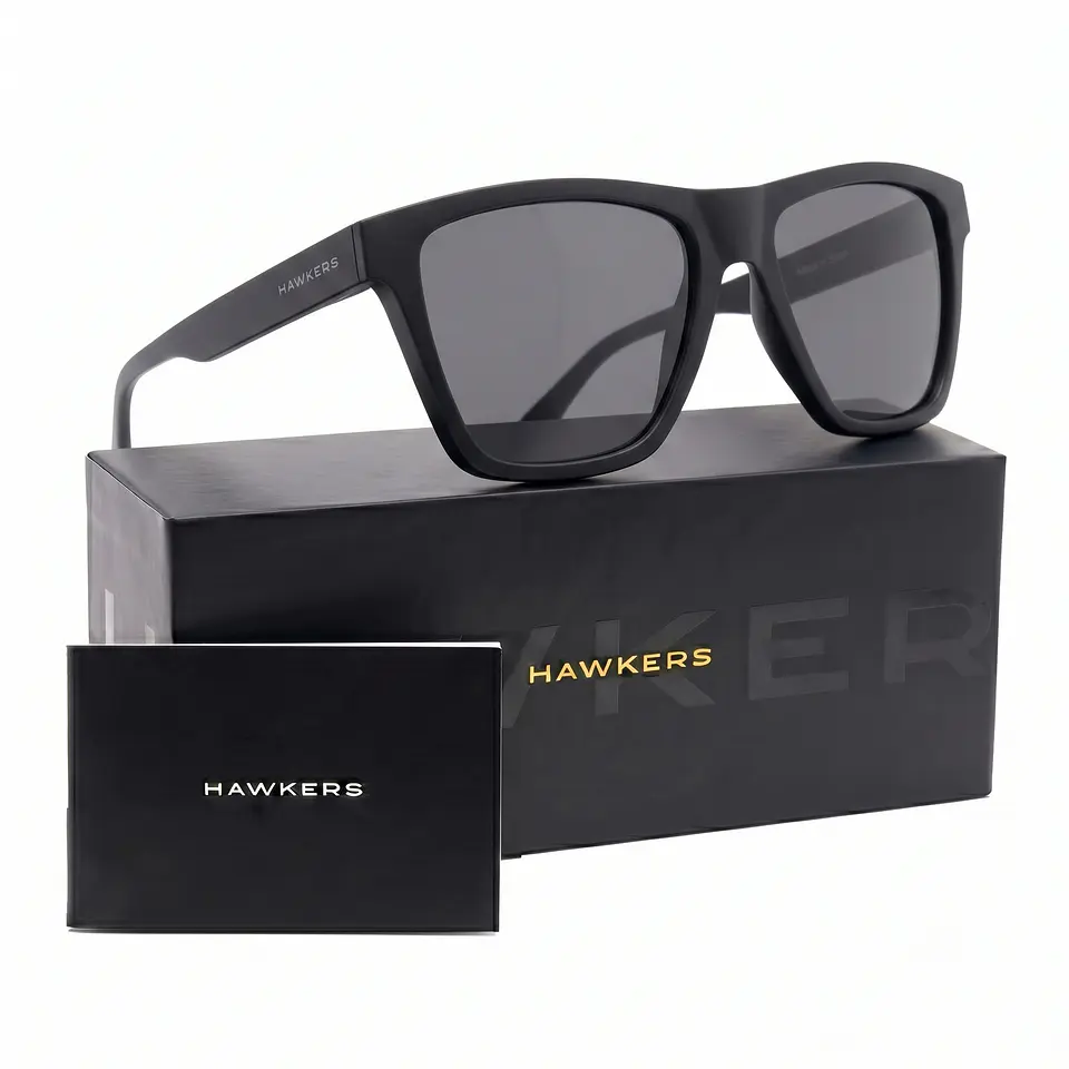 Gafas de Sol Polarizado Hawkers One LS Raw HOLR21BBTP Negro Mate Unisex Talla 54mm 1