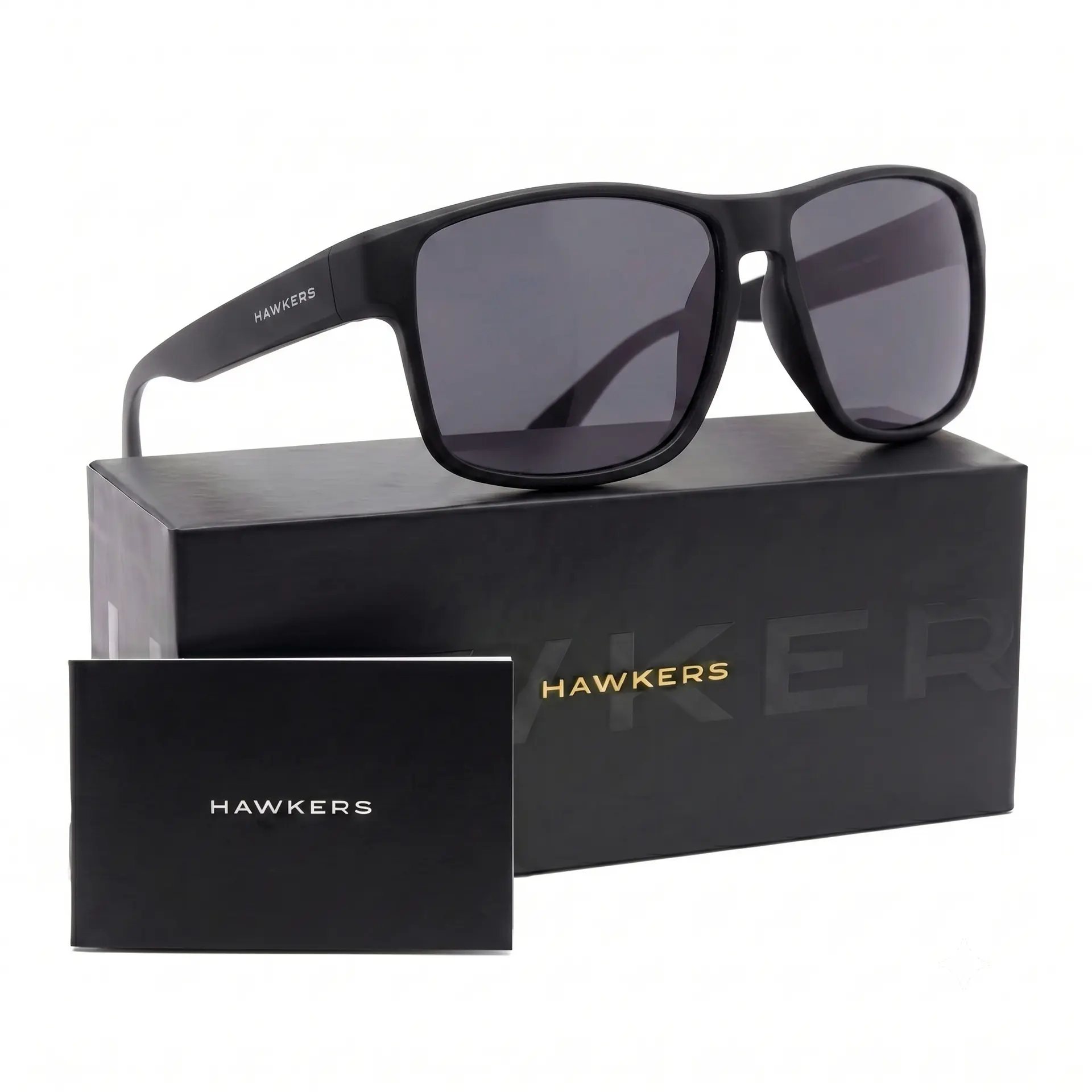 Gafas de Sol Polarizado Hawkers FASTER RAW HFRA22BBTP Negro Unisex Talla 58 mm 1