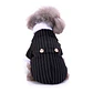 Disfraz Esmoquin Traje de Boda para Perro Elegante Negro y Blanco Talla M - Miniatura 2