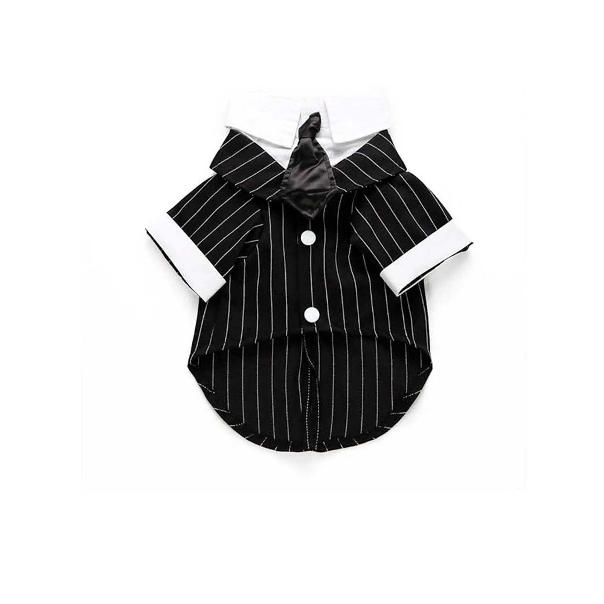 Disfraz Esmoquin Traje de Boda para Perro Elegante Negro y Blanco Talla M 5