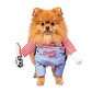 Disfraz Chucky para Perro Halloween con Brazos y Cuchillo de Peluche Talla S - Miniatura 1