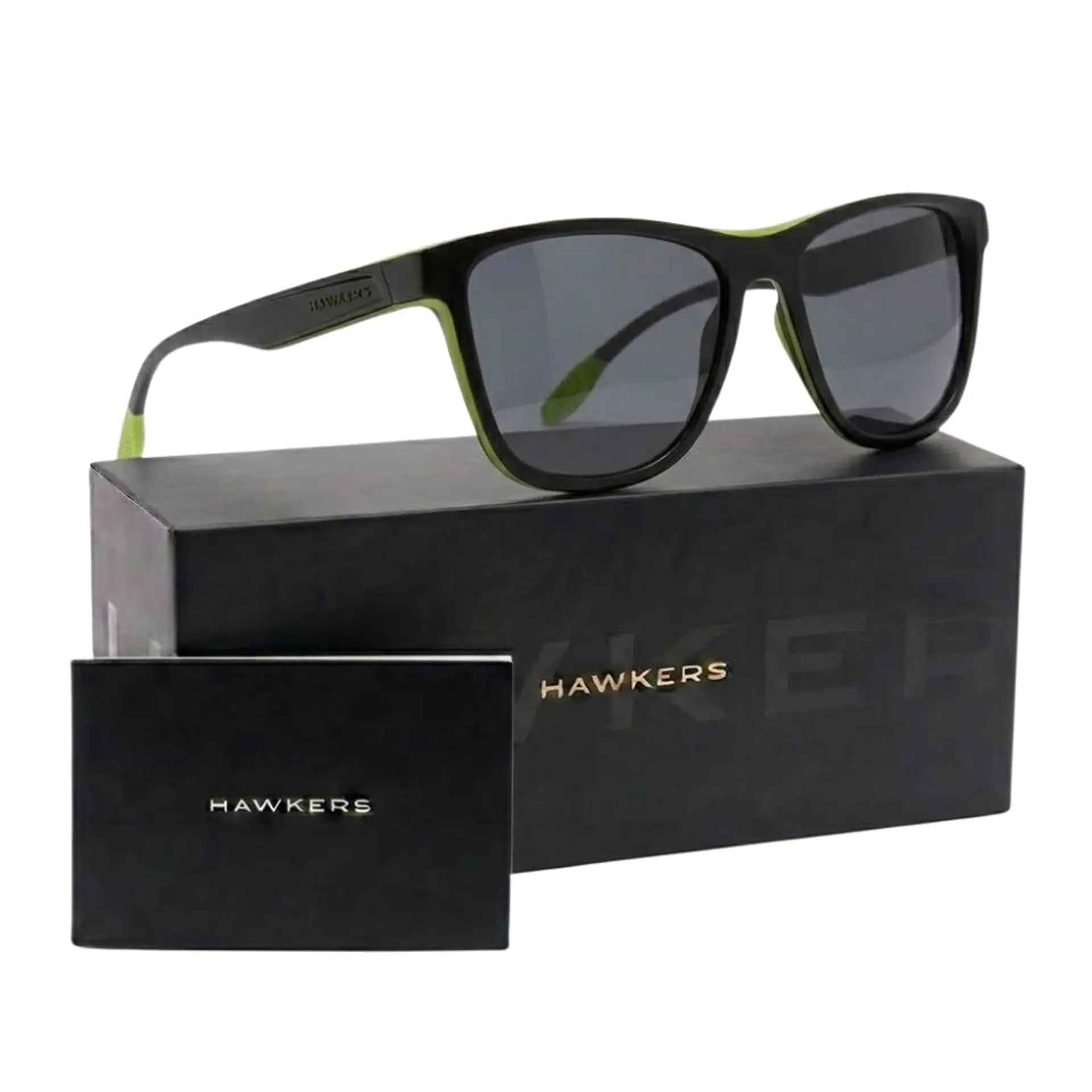Gafas de Sol Hawkers One Sport HOSP20BBT0 Negro y Verde Unisex Talla 59mm 1