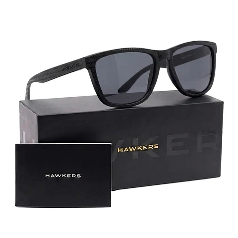 Gafas de Sol Polarizado Hawkers ONE RAW CARBONO HONR21NBTP Negro Estampado Unisex Talla 54 mm