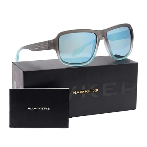 Gafas de Sol Hawkers F18 HF1820GLT0 Azul Espejado Unisex Talla 60 mm