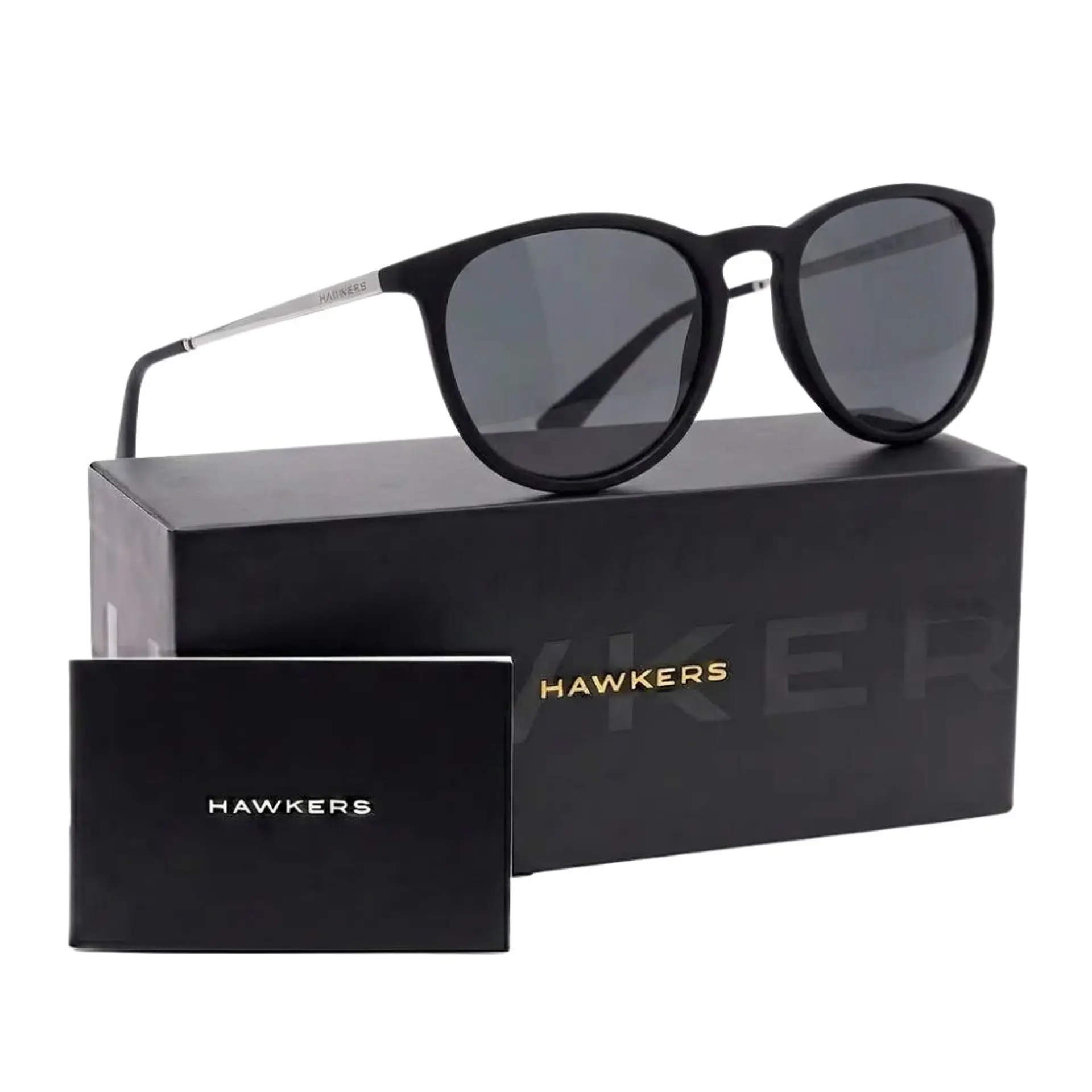 Gafas de Sol Polarizado Hawkers OLLIE HOLL22BGTP Negro Mate Unisex Talla 54mm 1
