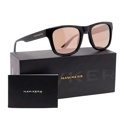 Gafas de Sol Hawkers TOX HTOX21BKT0 Oro Rosa Espejado Unisex Talla 52 mm