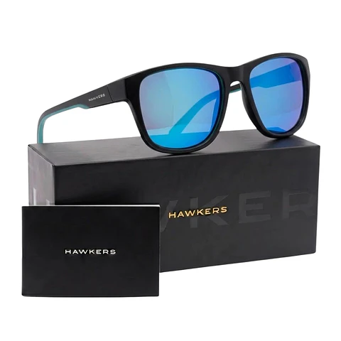 Gafas de Sol Polarizado Hawkers OWENS HOWE22BLTP Azul Espejado Unisex Talla 54 mm