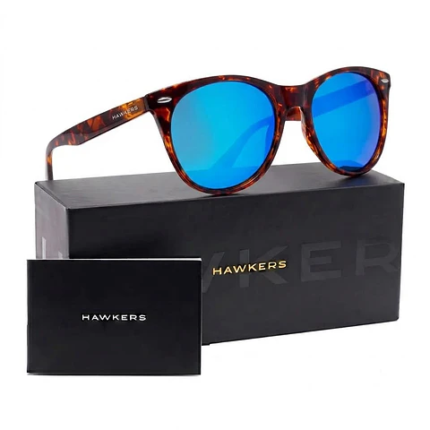 Gafas de Sol Hawkers HARLOW HHAR22CLTP Azul Espejado Unisex Talla 54mm