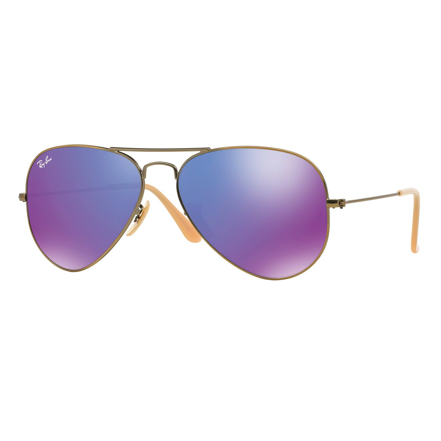 Lentes de Sol Ray Ban Aviador RB3025 167/1M Morado Espejado Talla 58mm 1