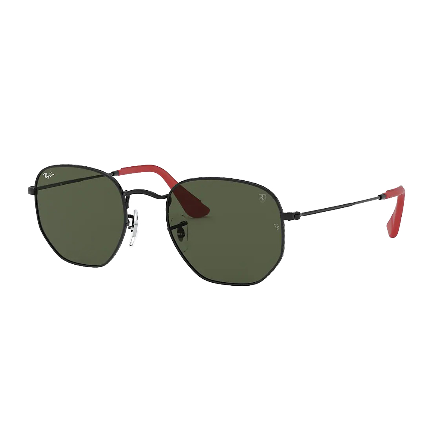 Lentes de Sol Ray Ban Hexagonal RB3548NM F009/31 Scuderia Ferrari Collection G15 Metal Negro 1