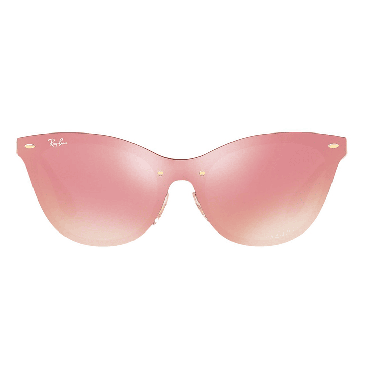 Lentes Ray Ban Blaze Cat Eye Rosado Espejado Talla 43mm 3