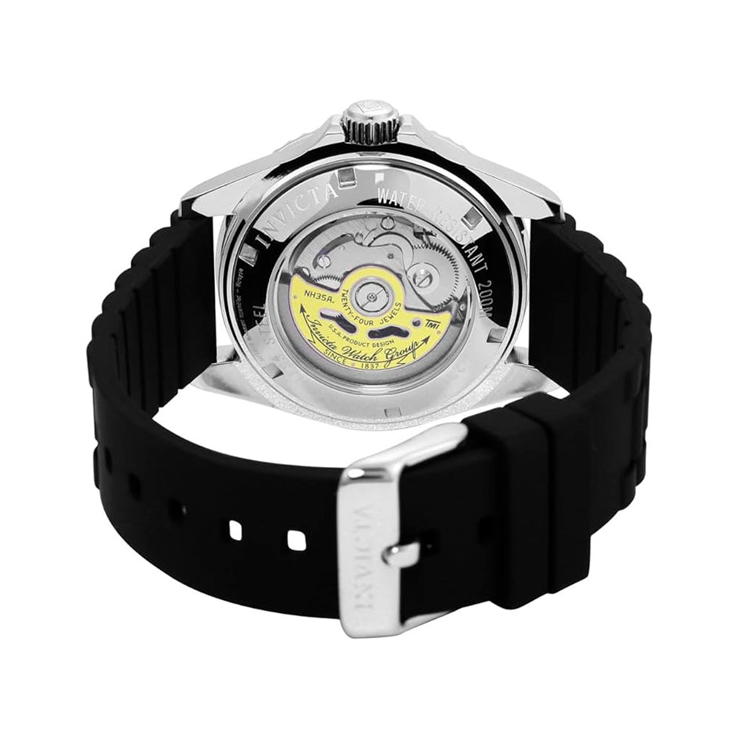 Reloj Análogo Invicta Original 44834 Pro Diver Color Negro Para Hombre 2