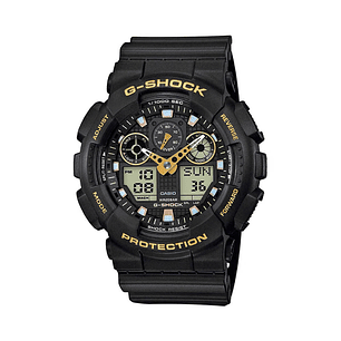 Reloj Análogo Digital Casio G-Shock Japonés de Edición limitada GA-100GBX-1A9 Resina Color Negro