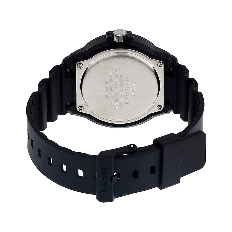Reloj Análogo Casio Original MRW-200H-2B para Hombre en Resina Negro y Numeros en Azul 2