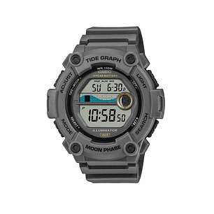 Reloj Digital Casio Original WS1300H-8AV para Hombre en Resina Color Gris
