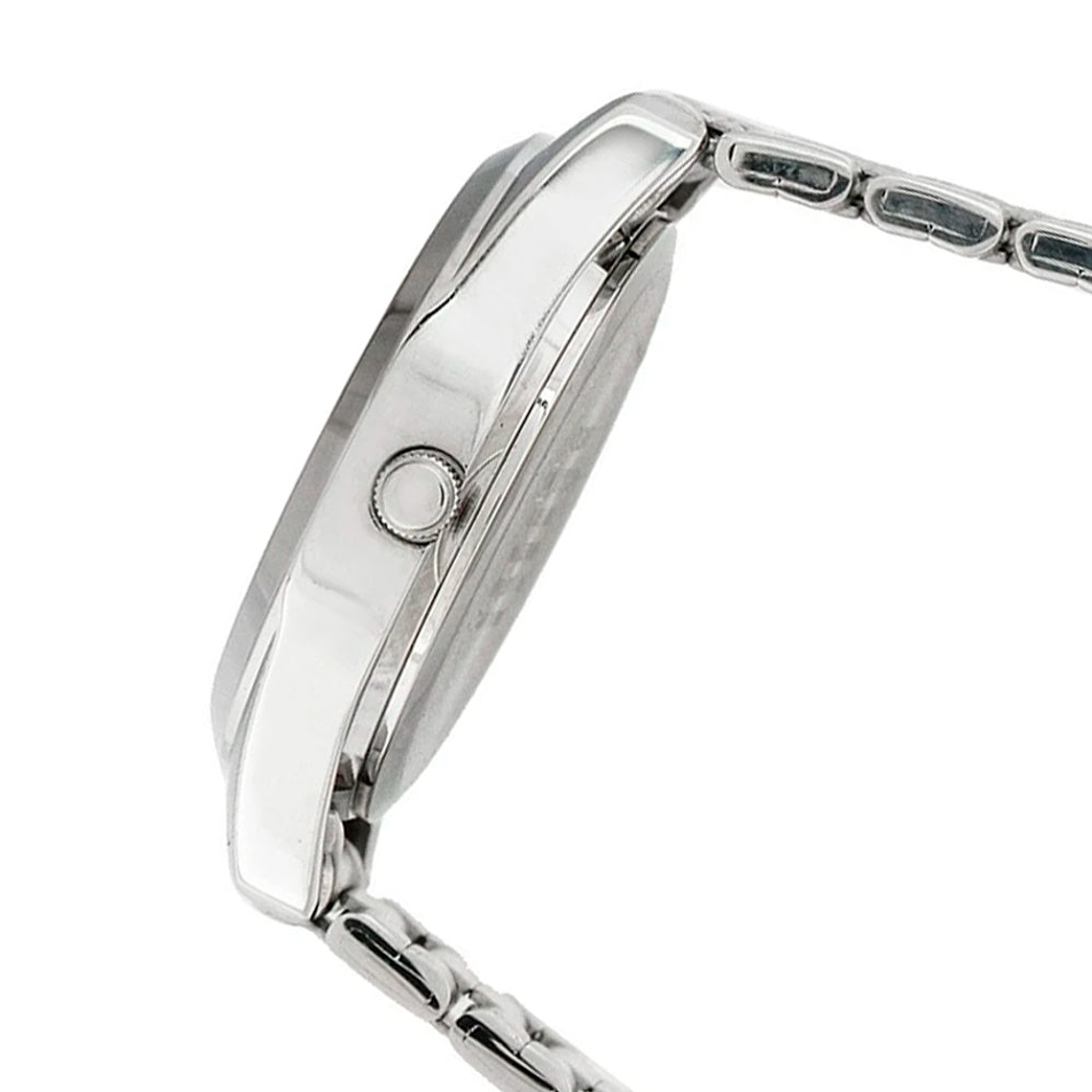 Reloj Análogo Casio Original LTP-1274D-1A para Mujer en Acero Plateado y Fondo Negro 3