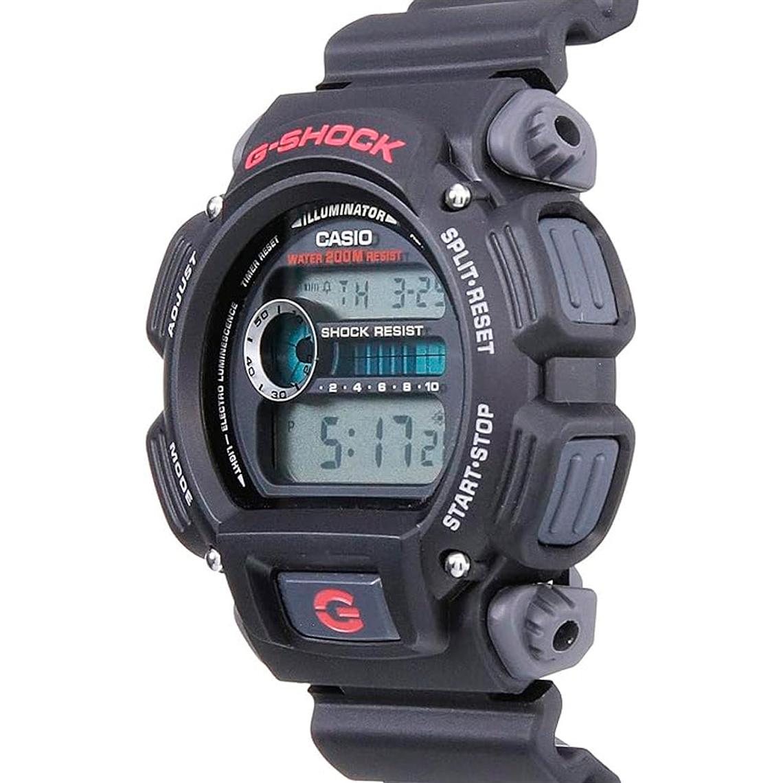 Reloj Digital Casio Original G-Shock DW9052 1VCG en Resina Color Negro 2