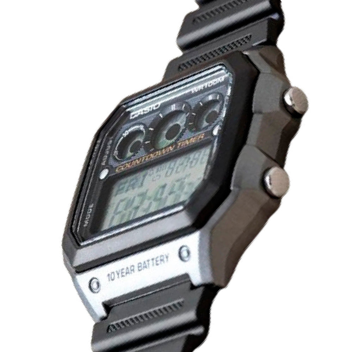 Reloj Digital Casio Original Illuminator AE-1300WH-8AVCF Cuadrado con Correa en Silicona 4