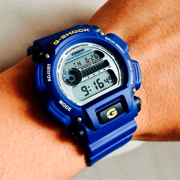 Reloj Digital Casio Original DW9052-2VCG para Hombre en Resina Color Azul 6