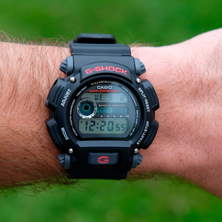 Reloj Digital Casio Original G-Shock DW9052 1VCG en Resina Color Negro 5
