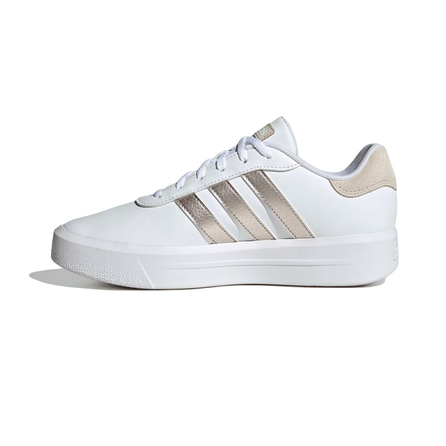 Zapatillas deportivas Adidas Court Platform ID1969 Color Blanco Para Mujer Talla 40 2