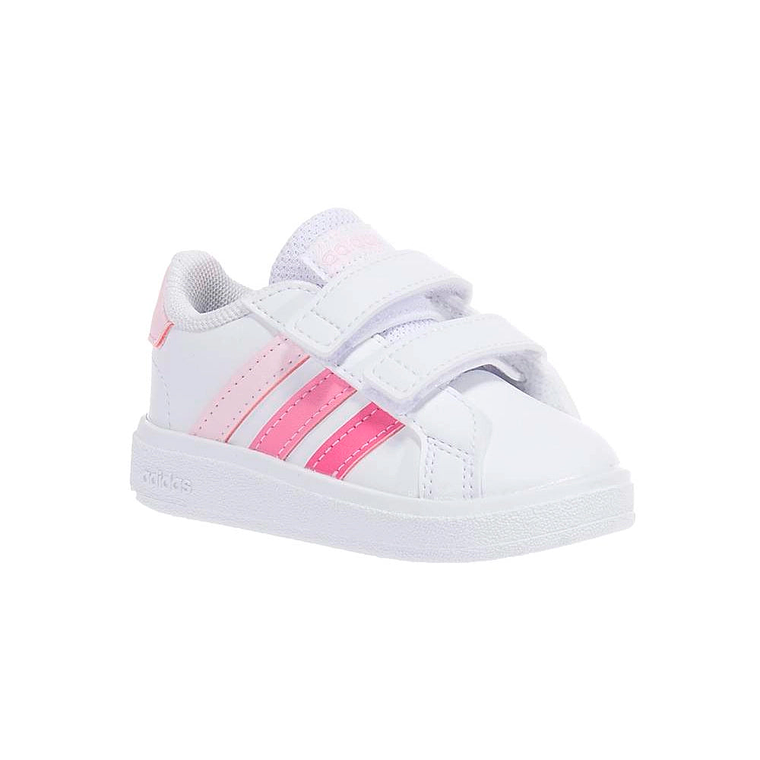 Zapatillas Adidas Grand Court 2.0 CFI IG2556 Color Blanco Para Niños Talla 27 1