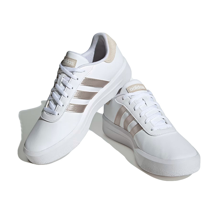 Zapatillas deportivas Adidas Court Platform ID1969 Color Blanco Para Mujer Talla 40 4