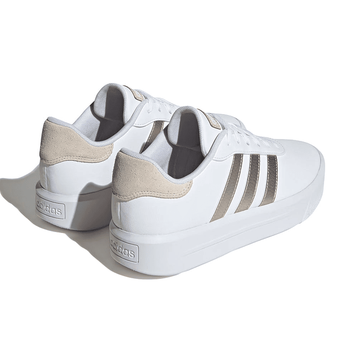 Zapatillas deportivas Adidas Court Platform ID1969 Color Blanco Para Mujer Talla 37.5 6