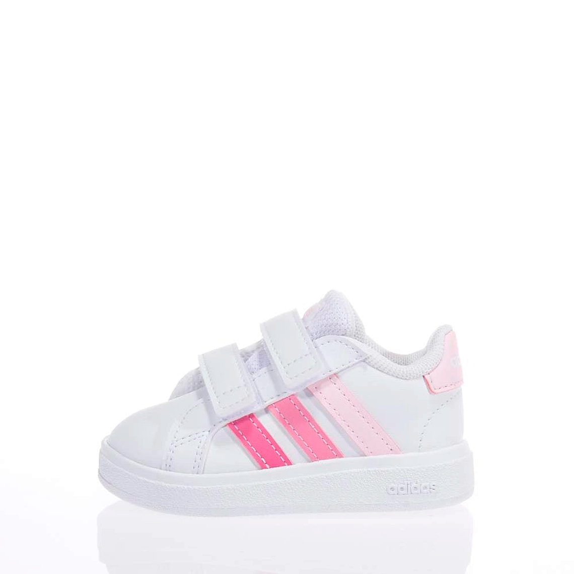 Zapatillas Adidas Grand Court 2.0 CFI IG2556 Color Blanco Para Niños Talla 27 4