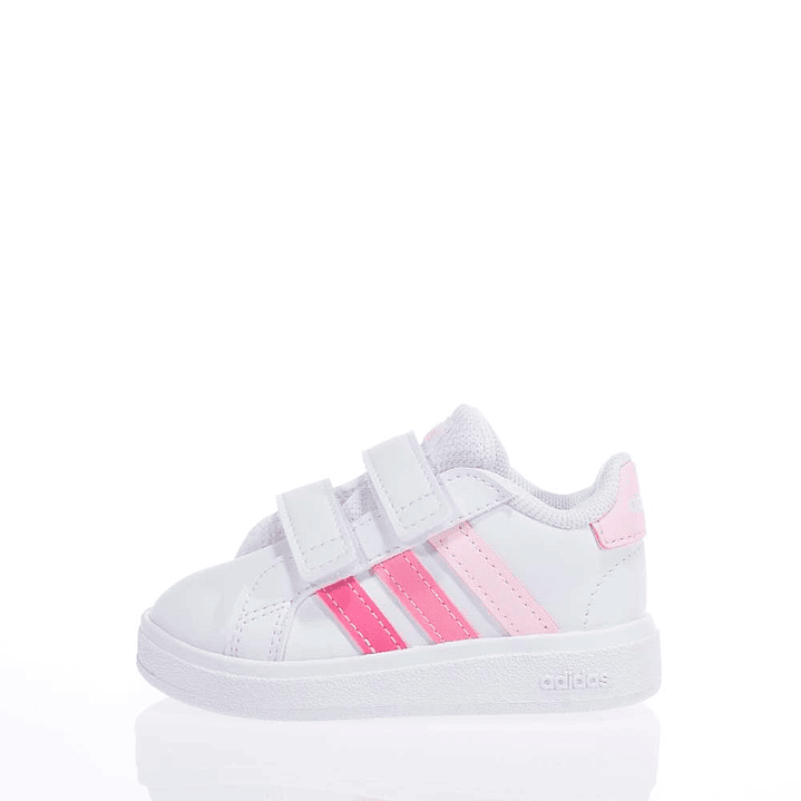 Zapatillas Adidas Grand Court 2.0 CFI IG2556 Color Blanco Para Niños Talla 27 4