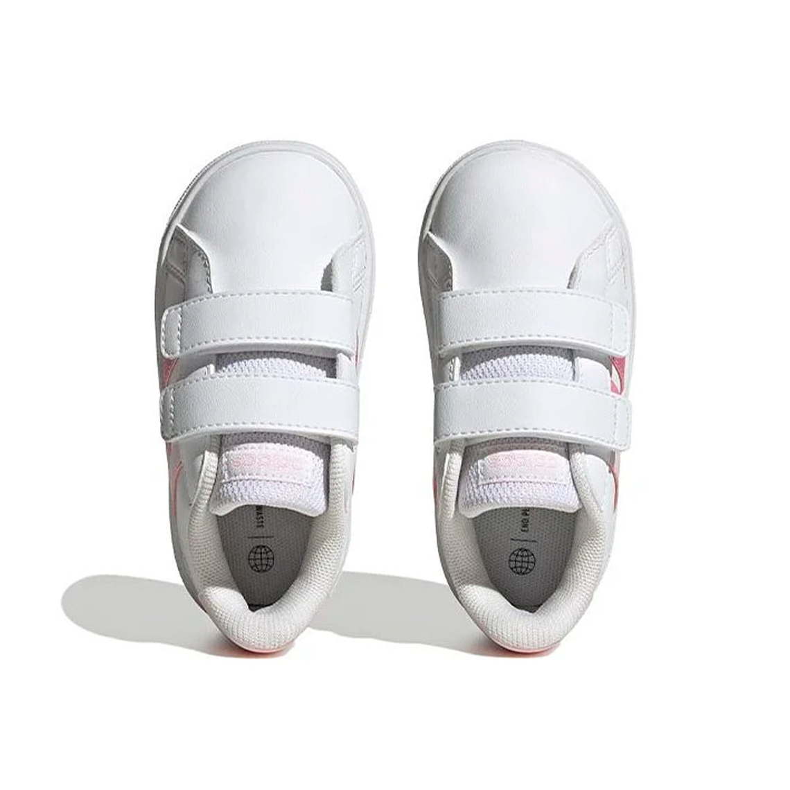 Zapatillas Adidas Grand Court 2.0 CFI IG2556 Color Blanco Para Niños Talla 27 5