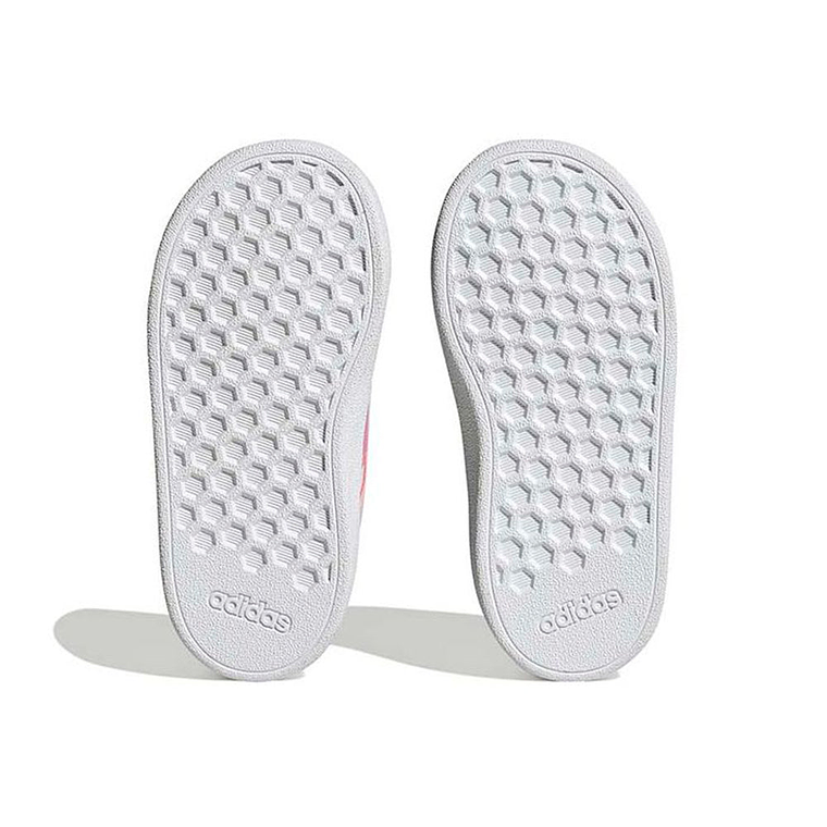 Zapatillas Adidas Grand Court 2.0 CFI IG2556 Color Blanco Para Niños Talla 27 6